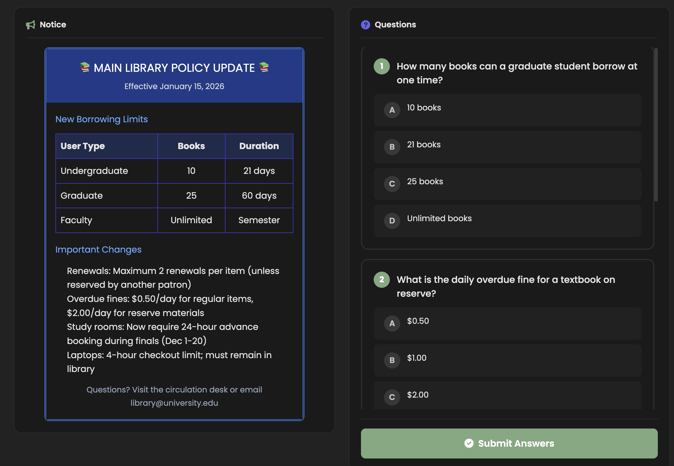 PrepEx TOEFL Reading Practice Interface showing passage analysis and comprehension questions